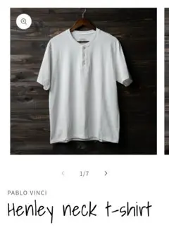 PABLO VINCI Henley neck t-shirt