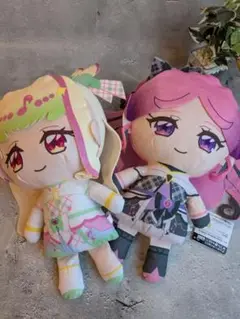 キミとアイドルプリキュア♪ コロっとまんまる プリフェイスぬいぐるみ　2種セット