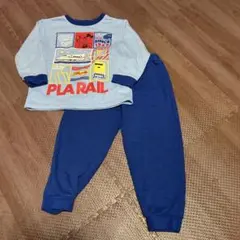 プラレール 長袖パジャマ 青
