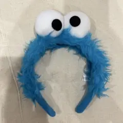 ユニバ セサミストリート クッキーモンスター カチューシャ