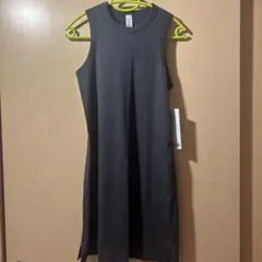 lululemonノースリーブカットソーワンピース ダークグレー