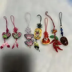 韓国　ストラップ　7点