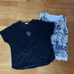婦人　Tシャツ　タンクトップセット