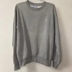 Champion チャンピオン グレー クルーネック トレーナー M