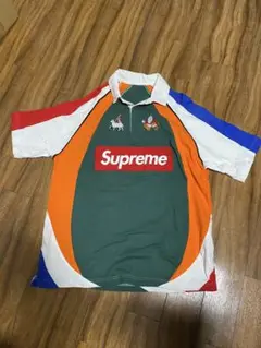 supremeシュプリーム Box Logo刺繍口ゴ半袖ポ ロシャツ　Lサイズ