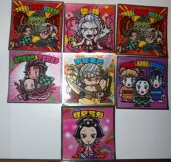 鬼滅の刃マンチョコ 遊郭編 ビックリマンシール 7枚セット
