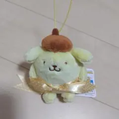 サンリオキャラクターズ ビックサテンリボンマスコット ポムポムプリン