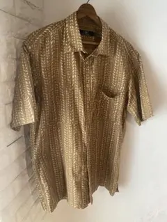 神サイズ 90s〜 プレイボーイ 幾何柄 シャツ 山田蓮