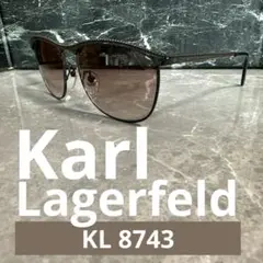 【美品】Karl Lagerfeld KL 8743 サングラス