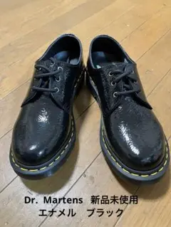 Dr.Martens 3ホールブーツ　ブラック　エナメル　新品未使用