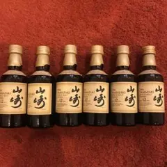 サントリーシングルモルトウイスキー 山崎12年 ミニチュア瓶 50ml 6本