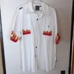 DOG TOWN フレイムデザイン 半袖シャツ X-LARGE