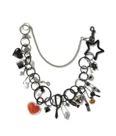 25AW doublet KEY CHAIN BLACK 黒