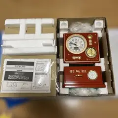 【幻の未使用品】SEkO￼ スジャター置き時計￼ めいらくグループ記念品非売品