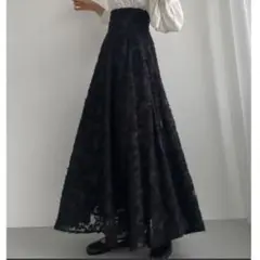 ルエラ ジャガードハイウエストスカート