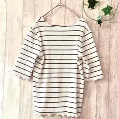 メロウTシャツ　5分袖　しまむら×プチプラのあやDearful