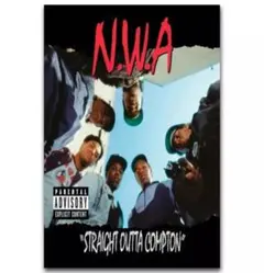 NWA ポスター　hiphop アイスキューブ　コンプトン