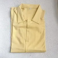 シャツ メンズ 半袖 3XL イエロー