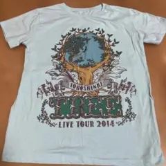 TOMOSHINAI LIVE TOUR 2014 東方神起　Tシャツ　水色　M