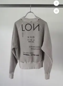 LON スウェット ブラックブラウン　梨花着用 新品》梨花着用、LON 、スウェット、ブラックブラウン - メルカリ