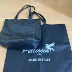PELLICCIA イタリアンカーフバッグ 新品•未使用 美品】PELLICCIA ハンドバッグ イタリアンカーフ ビジネス