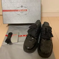 お値下げ‼️PRADA・プラダ・レースアップ・35.5サイズ