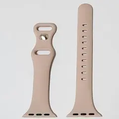 38/40/41mm Apple Watch シリコンバンド　ピンクベージュ