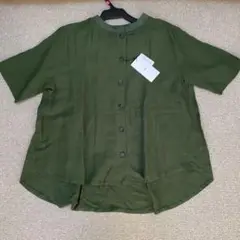 corail コライユ　半袖タックブラウス　F