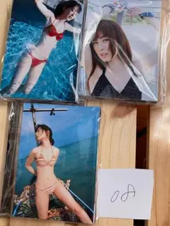 秋山莉奈 生写真　L判　１５０枚セット　08