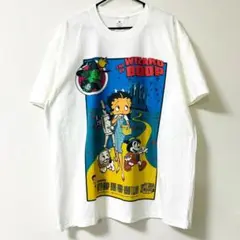 ベティ レトロ リプリント Tシャツ 半袖 メンズ 新品 個性的 白