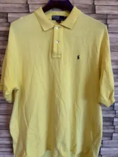 made in USA POLO RALPH LAUREN ポロシャツ イエロー