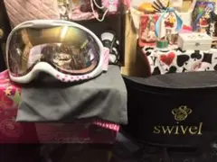 swivel スノーボードゴーグル /ゴーグルケース/レディース(即決)