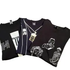 ケツメイシ ツアースタッフTシャツ 黒3枚セット Mサイズ 【クルー限定品】