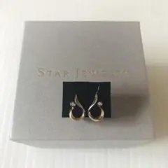 STAR JEWELRY スタージュエリー 雫 ドロップ イヤリング シルバー