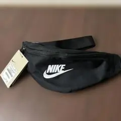 ナイキ ヘリテージ Sウエストバッグ 黒 ロゴ nike ボディバッグ