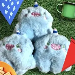 ファッションモンスター＊同色＊3体セット＊スカイ