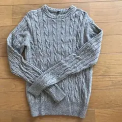 無印良品　MUJI　メンズ　セーター　アラン　XSサイズ