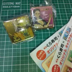 くら寿司　ワンピースピンバッジ　ブルック　ロビン
