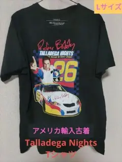 最終値⛔アメリカ輸入古着✌Talladega Nights Tシャツ 黒　L