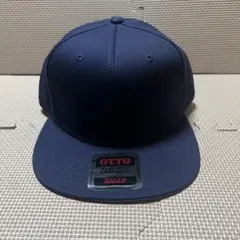 新品 OTTO コットンツイルフラットバイザーキャップのネイビー 紺