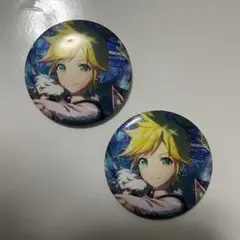 プロジェクトセカイ 鏡音レン 30C グリッター缶バッジ