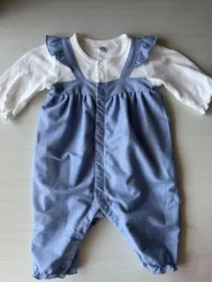 フリル付きロンパース 70サイズ