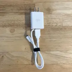 glo 電源アダプター ホワイト