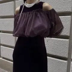 UND MANY WAY BALLOON VEIL DRESS アメリ