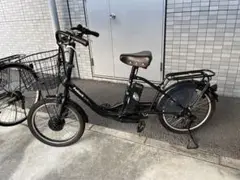 美品電動自転車かご付きpeltech TDN-207L 電動アシスト付き