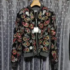 ☆超美品！海外ブランドZARAザラ　スパンコールジャケット