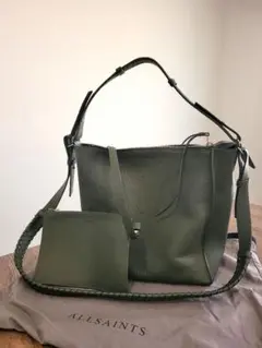 ALLSAINTS KITA オリーブグリーン ハンドバッグ