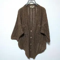 poushal ポーシャル カーディガン サマーニット L