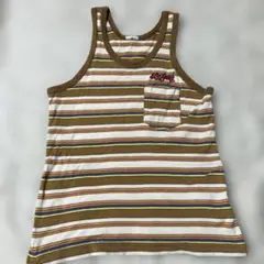 ヒステリックミニ　ヒスミニストライプタンクトップ