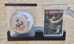 阪神タイガース　桧山進次郎　記念ボール&カード　プロ野球　レア
